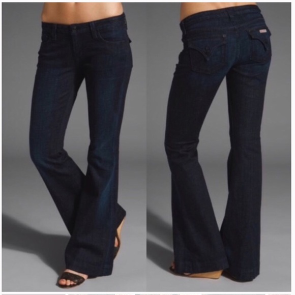 dark wash bootcut jeans